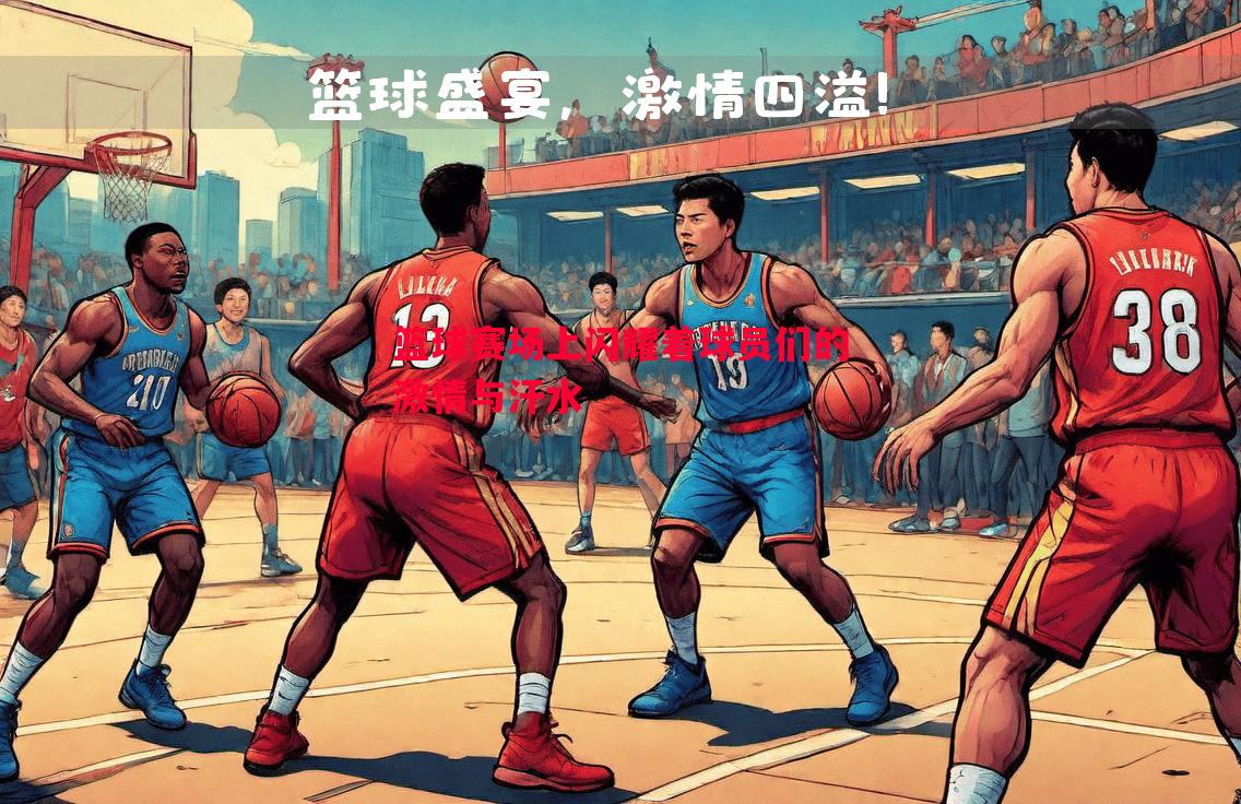 篮球赛场上闪耀着球员们的激情与汗水